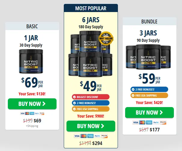 Nitric Boost Ultra Price